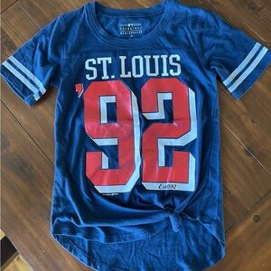5th & Ocean Blue and Red Short Sleeve Tees